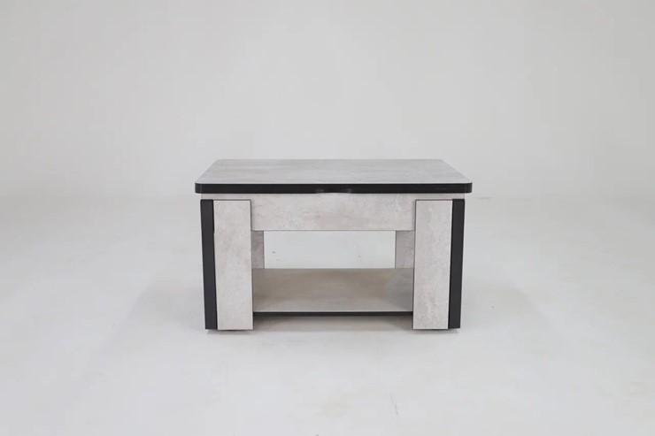 Складной стол-трансформер Дэнс, цемент светлый в Пскове - изображение 1