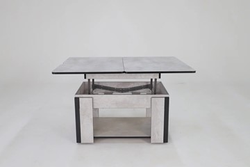Складной стол-трансформер Дэнс, цемент светлый в Пскове - предосмотр 4