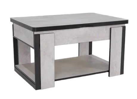 Складной стол-трансформер Дэнс, цемент светлый в Пскове - изображение