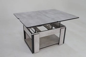 Складной стол-трансформер Дэнс, цемент светлый в Пскове - предосмотр 5