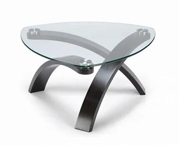 Стеклянный столик Гурон 3 (венге структура) в Пскове