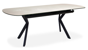 Обеденный раздвижной стол Шамони 3CX 180х95 (Oxide Avorio/Графит) в Пскове - предосмотр 1