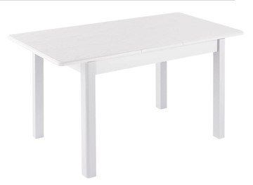 Кухонный стол раздвижной Айсберг-01 МДФ, белый МДФ/40 массив прямые белые в Пскове