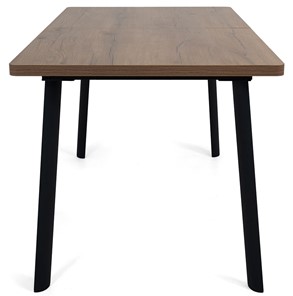 Кухонный стол раскладной Дали-1L(ноги черные, дуб табако) в Пскове - предосмотр 2