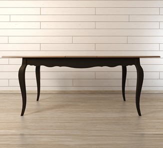 Кухонный раздвижной стол Leontina (ST9338BLK) Черный в Пскове - предосмотр 1