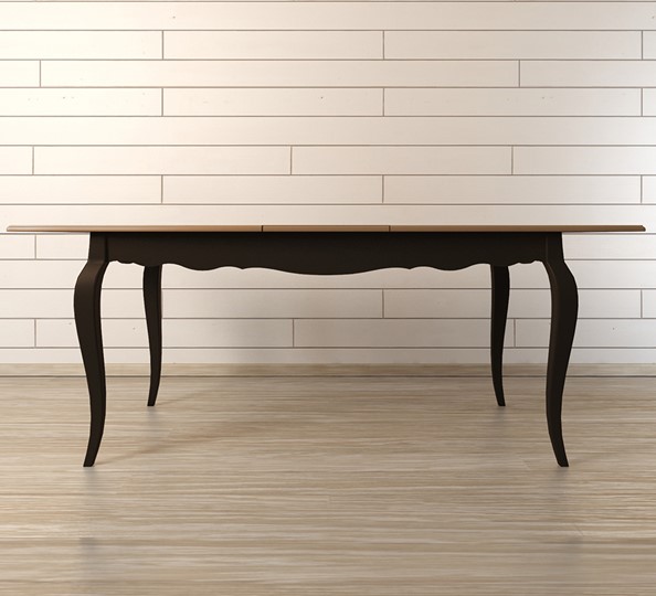 Кухонный раздвижной стол Leontina (ST9338BLK) Черный в Пскове - изображение 1