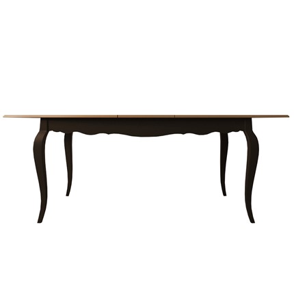 Кухонный раздвижной стол Leontina (ST9338BLK) Черный в Пскове - изображение