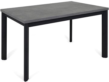 Раздвижной стол Нагано-3L (ноги черные, серый камень) в Пскове