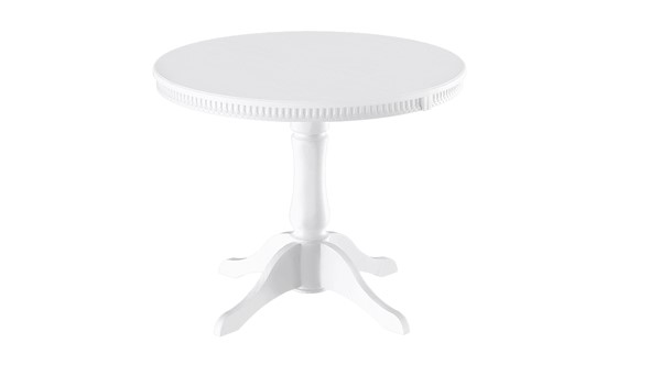 Кухонный раздвижной стол Орландо Т1, цвет Белый матовый (Б-111.02.1) в Пскове - изображение