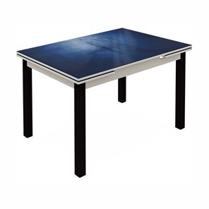 Обеденный раздвижной стол Шанхай исп.2 ноги метал. крашеные №21 (Exclusive h149/белый) в Пскове
