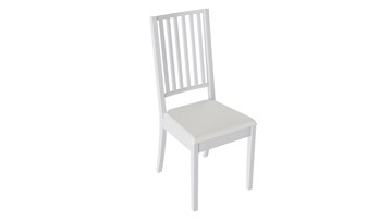 Обеденный стул Родос 2 (Белый матовый/тк № 166) в Пскове