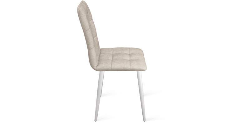 Кухонный стул Аспен К1С (Белый матовый/Микровелюр Duna Brilliant) в Пскове - изображение 1