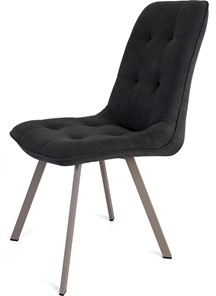 Обеденный стул Бакарди, ноги мокко прямоугольные 1-Q3015/велюр T180 Горький шоколад в Пскове