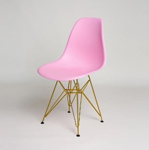Обеденный стул DSL 110 Gold (розовый) в Пскове
