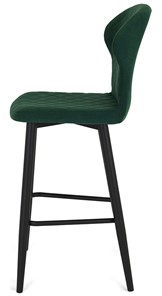 Обеденный стул Марио барный(Изумрудный Т189/ноги черные) в Пскове - предосмотр 1