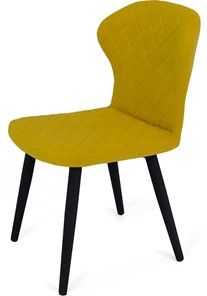 Кухонный стул Марио (Желтый Т182/ноги черные) в Пскове