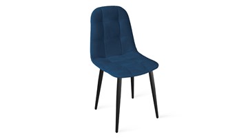 Кухонный стул Райс К1С (Черный муар/Велюр Confetti Blue) в Пскове
