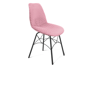 Обеденный стул SHT-ST29-С22 / SHT-S107 (розовый зефир/черный муар) в Пскове