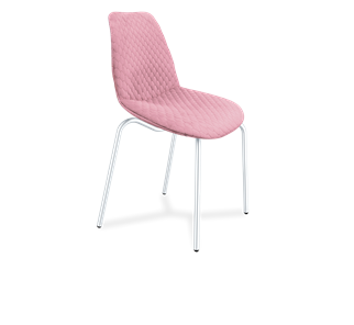 Обеденный стул SHT-ST29-С22 / SHT-S130 HD (розовый зефир/хром лак) в Пскове