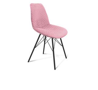 Обеденный стул SHT-ST29-С22 / SHT-S37 (розовый зефир/черный муар) в Пскове