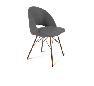 Обеденный стул SHT-ST34 / SHT-S37 (платиново-серый/медный металлик) в Пскове