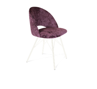 Обеденный стул SHT-ST34 / SHT-S37 (вишневый джем/белый муар) в Пскове