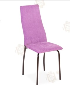 Кухонный стул Волна, каркас металл коричневый, инфинити фиолетовый в Пскове