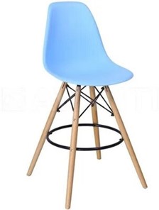 Барный стул DSL 110 Wood bar (голубой) в Пскове