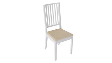 Обеденный стул Родос 2 (Белый матовый/тк № 108) в Пскове