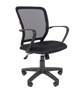 Кресло офисное CHAIRMAN 698 black, ткань, цвет черный в Пскове