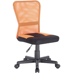 Кресло Brabix Smart MG-313 (без подлокотников, комбинированное, черное/оранжевое) 531844 в Пскове