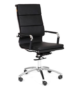 Кресло офисное CHAIRMAN 750 экокожа черная в Пскове - предосмотр