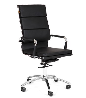 Кресло офисное CHAIRMAN 750 экокожа черная в Пскове - изображение