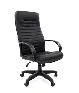 Офисное кресло CHAIRMAN 480 LT, экокожа, цвет черный в Пскове