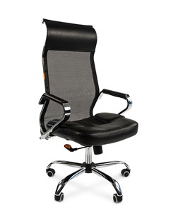 Офисное кресло CHAIRMAN 700 сетка, цвет черный в Пскове
