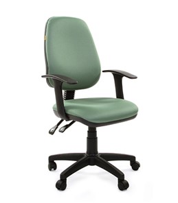Офисное кресло CHAIRMAN 661 Ткань стандарт 15-158 зеленая в Пскове - предосмотр