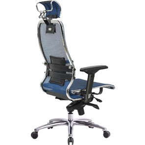 Кресло офисное Samurai S-3.04, синий в Пскове - предосмотр 3