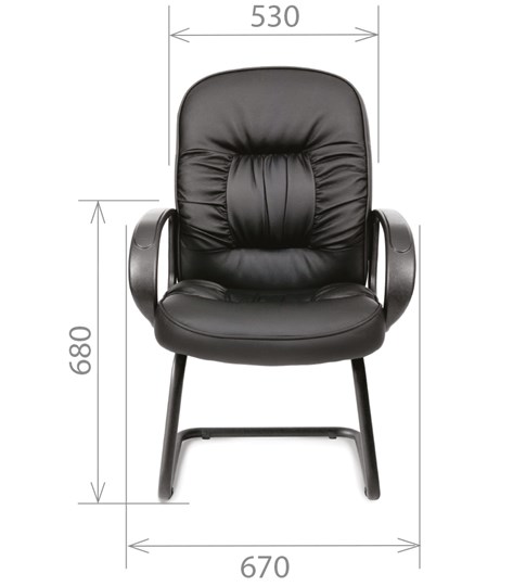 Кресло CHAIRMAN 416V экокожа черная в Пскове - изображение 1