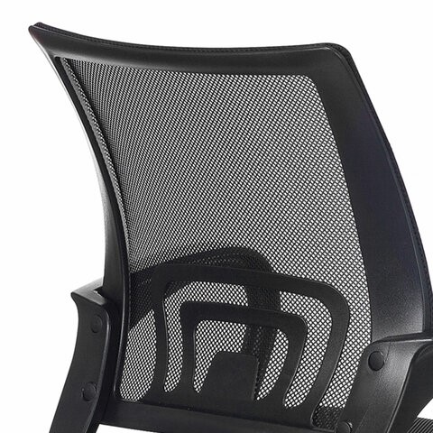 Кресло офисное Brabix Fly MG-396 (с подлокотниками, сетка, черное) 532083 в Пскове - изображение 6