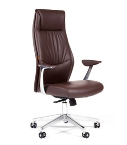 Офисное кресло CHAIRMAN Vista Экокожа премиум коричневая (vista) в Пскове - предосмотр