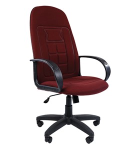 Офисное кресло CHAIRMAN 727 ткань ст., цвет бордо в Пскове