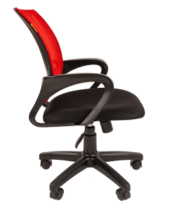 Компьютерное кресло CHAIRMAN 696 black Сетчатый акрил DW69 красный в Пскове - предосмотр 1