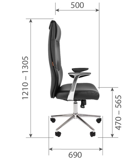 Офисное кресло CHAIRMAN Vista Экокожа премиум коричневая (vista) в Пскове - изображение 6