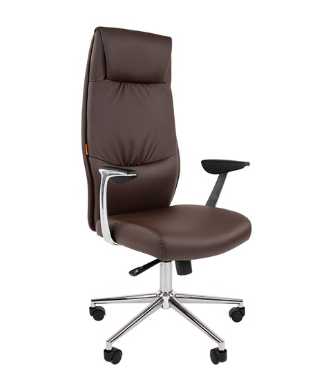 Офисное кресло CHAIRMAN Vista Экокожа премиум коричневая (vista) в Пскове - изображение 2