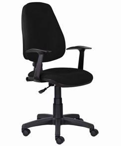 Компьютерное кресло Brabix Comfort MG-321, регулируемая эргономичная спинка, ткань, черное в Пскове