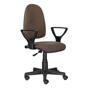 Офисное кресло Brabix Prestige Ergo MG-311 (регулируемая эргономичная спинка, ткань, коричневое) 531875 в Пскове