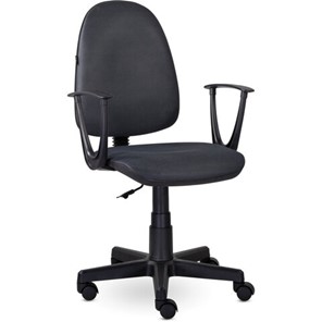 Кресло офисное Brabix Prestige Start MG-312 (эргономичная спинка, ткань, серое) 531923 в Пскове