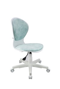 Кресло компьютерное Chair 1139 FW PL White, Голубой в Пскове