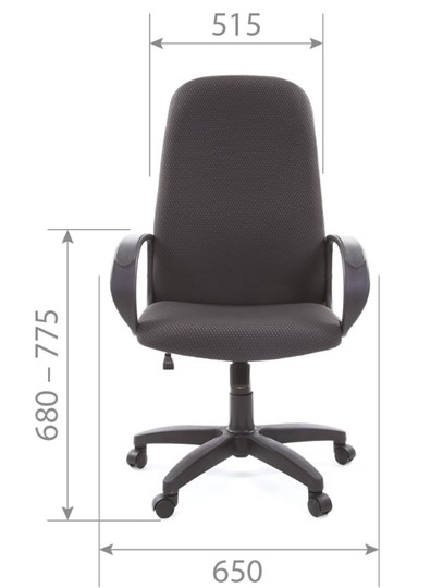 Компьютерное кресло CHAIRMAN 279 JP15-1 черно-серый в Пскове - изображение 4
