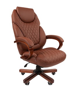 Компьютерное кресло CHAIRMAN 406, коричневый в Пскове